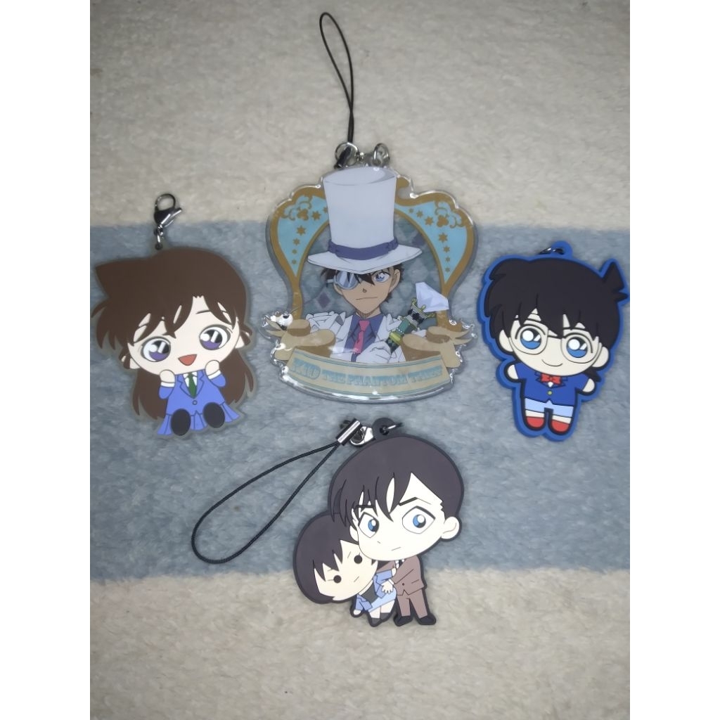 [ OFFICIAL ] Anime " Detektif Conan " Keychain / Rubber / Gantungan Kunci
