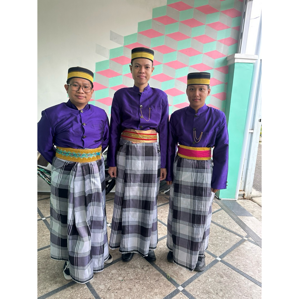 SET JAS TUTUP LAKI LAKI UNGU PRELOVE