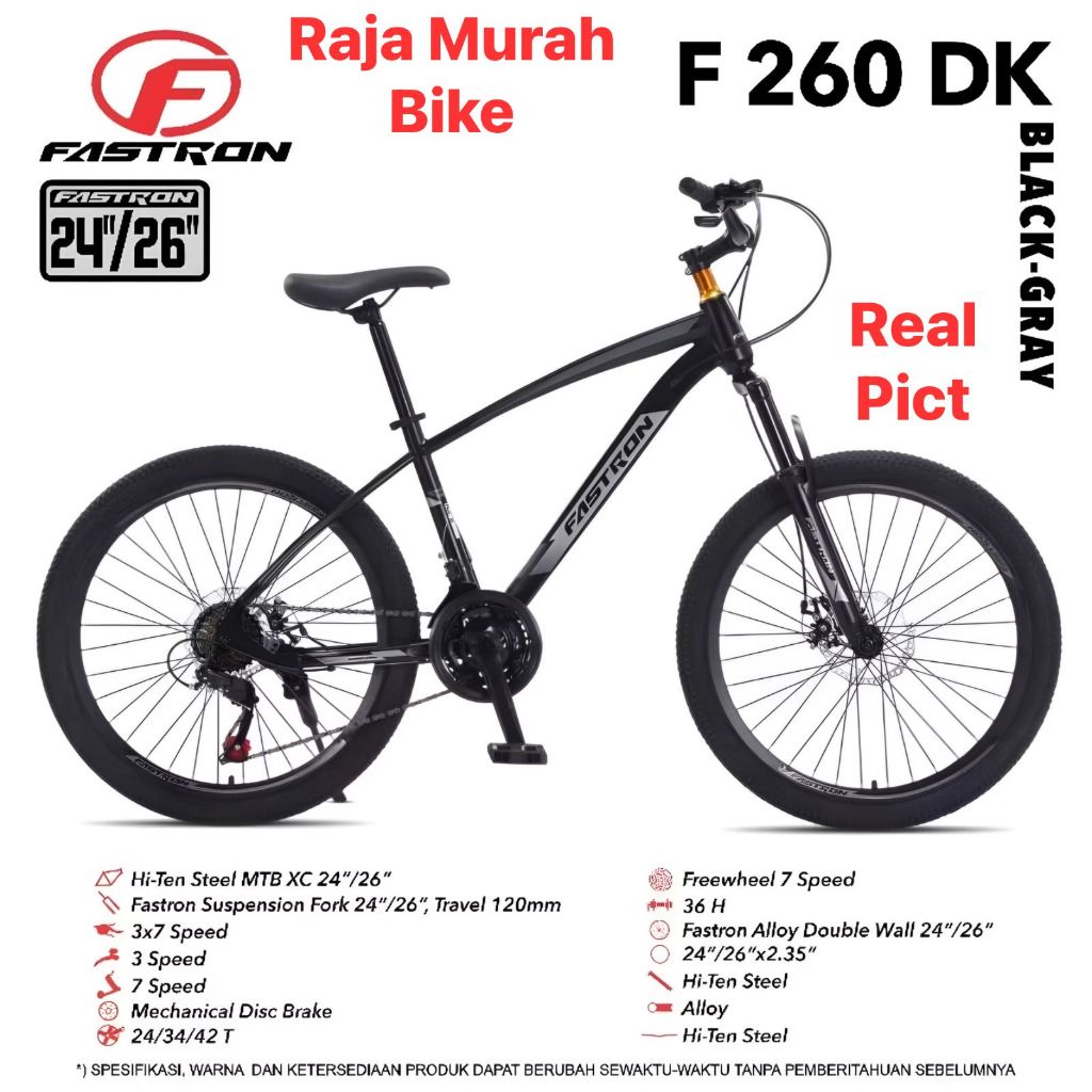 Sepeda Gunung Mtb 26 Inch Fastron F-260 DK Sepeda Gunung Mtb Fastron  F260 DK 26 Inch