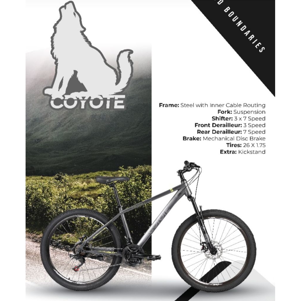 SEPEDA MTB ELEMENT COYOTE 26 INCH NEW PROMO