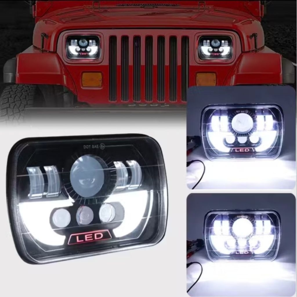 promo lamp depan LED l300-feroza-jeep / lampu depan biled projie L300 / lampu depan LED mobil kotak 