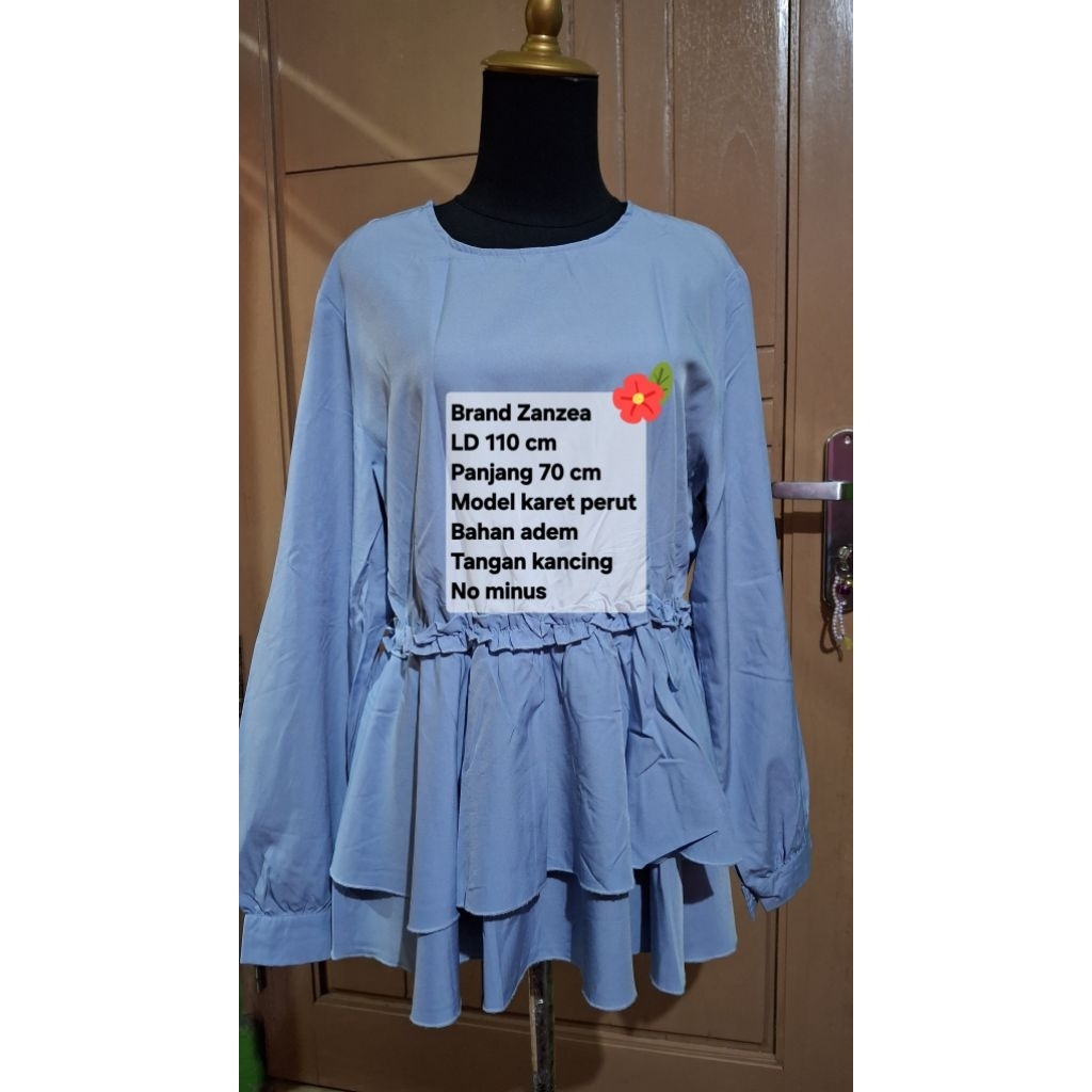 peel blouse/hijab friendly wanita cantik zanzea
