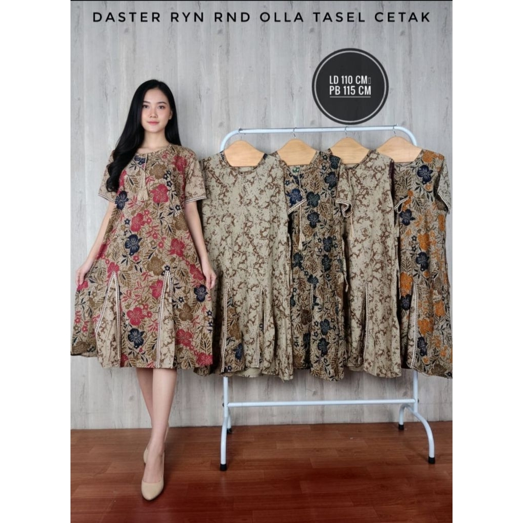 Daster Ryn Olla Tasel By Marwa Busui Bahan Rayon Halus Terbaru Terlaris Asli Pekalongan