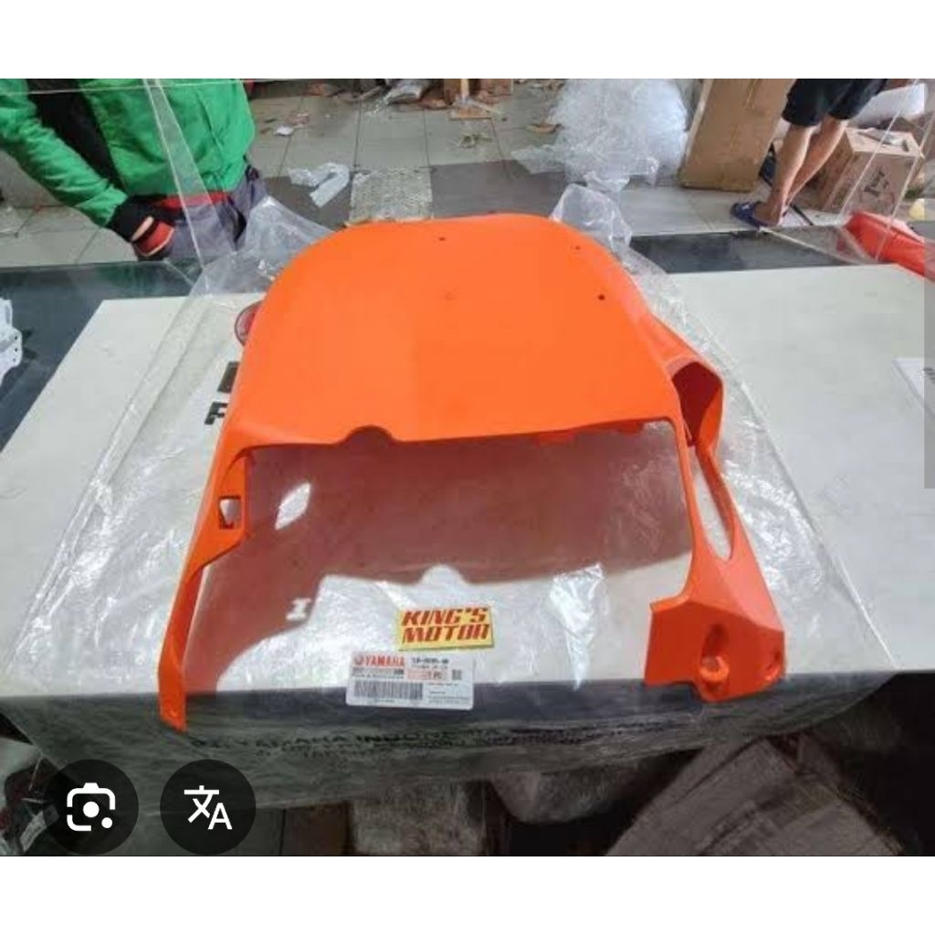 cover bawah (cover under) xeon rc, gt 125, xeon gt 125 orange ori ymh