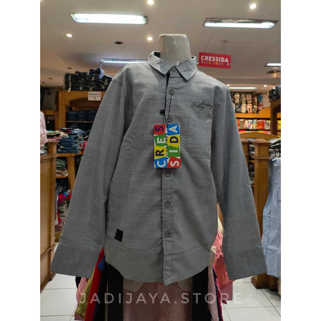 Kemeja Anak Laki-Laki Lengan panjang Cressida