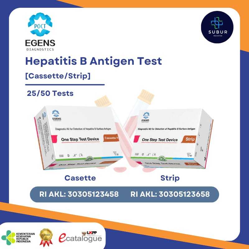 EGENS One Step Test Device – Diagnostic Kit for Detection of Hepatitis B Surface Antigen