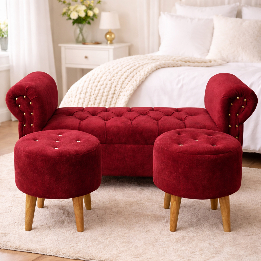 Paket Sofa Panjang Chaise Lounge Bangku Estetik Sofa Bench Tangan Berkualitas