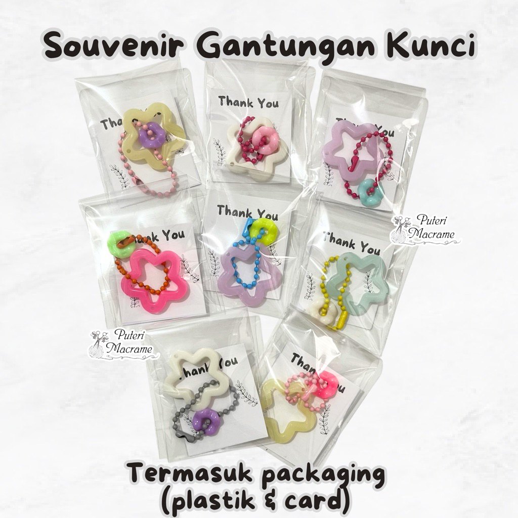 Souvenir Gantungan Kunci | Gantungan Kunci Bunga | Souvenir Pernikahan | Souvenir Ulangtahun | Souve