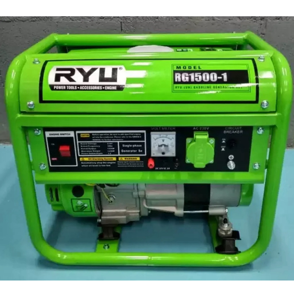 genset ryu 1000 wat 4tak RYU RG 1500-1 / genset bensin 4tak ryu 1000wat