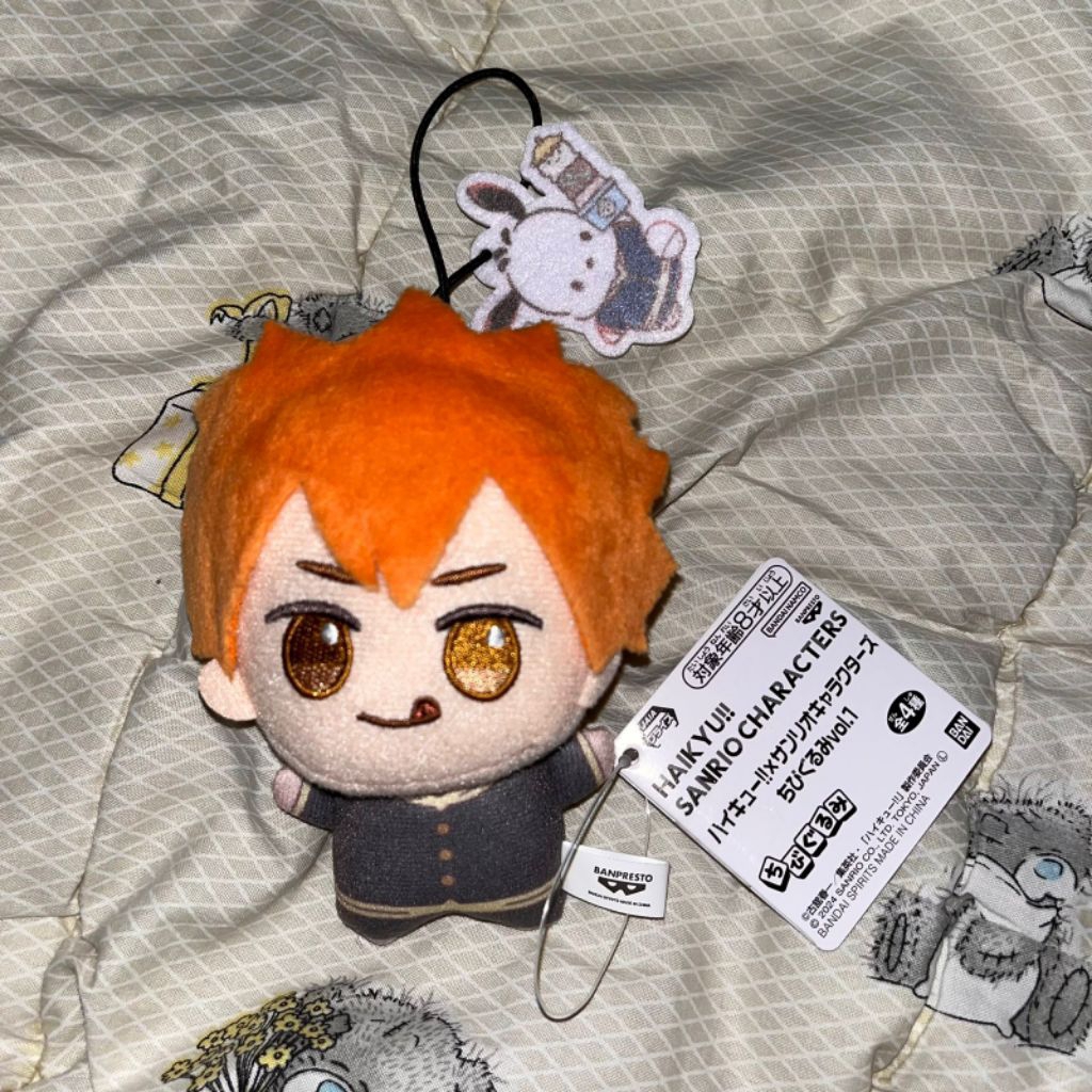 chibigurumi hinata shoyo haikyuu plush nuigurumi sanrio haikyu doll