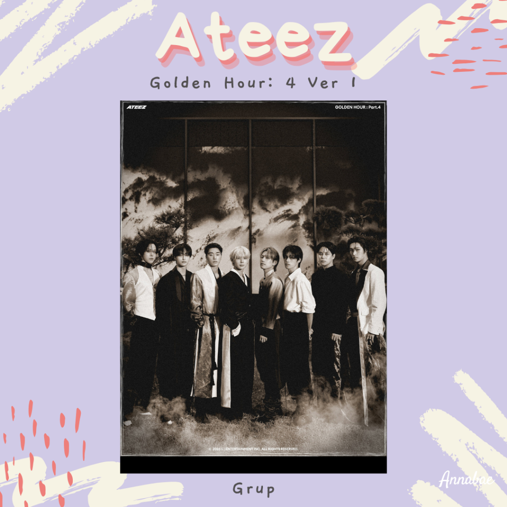 Ateez Poster Golden Hour 4 Ver 1