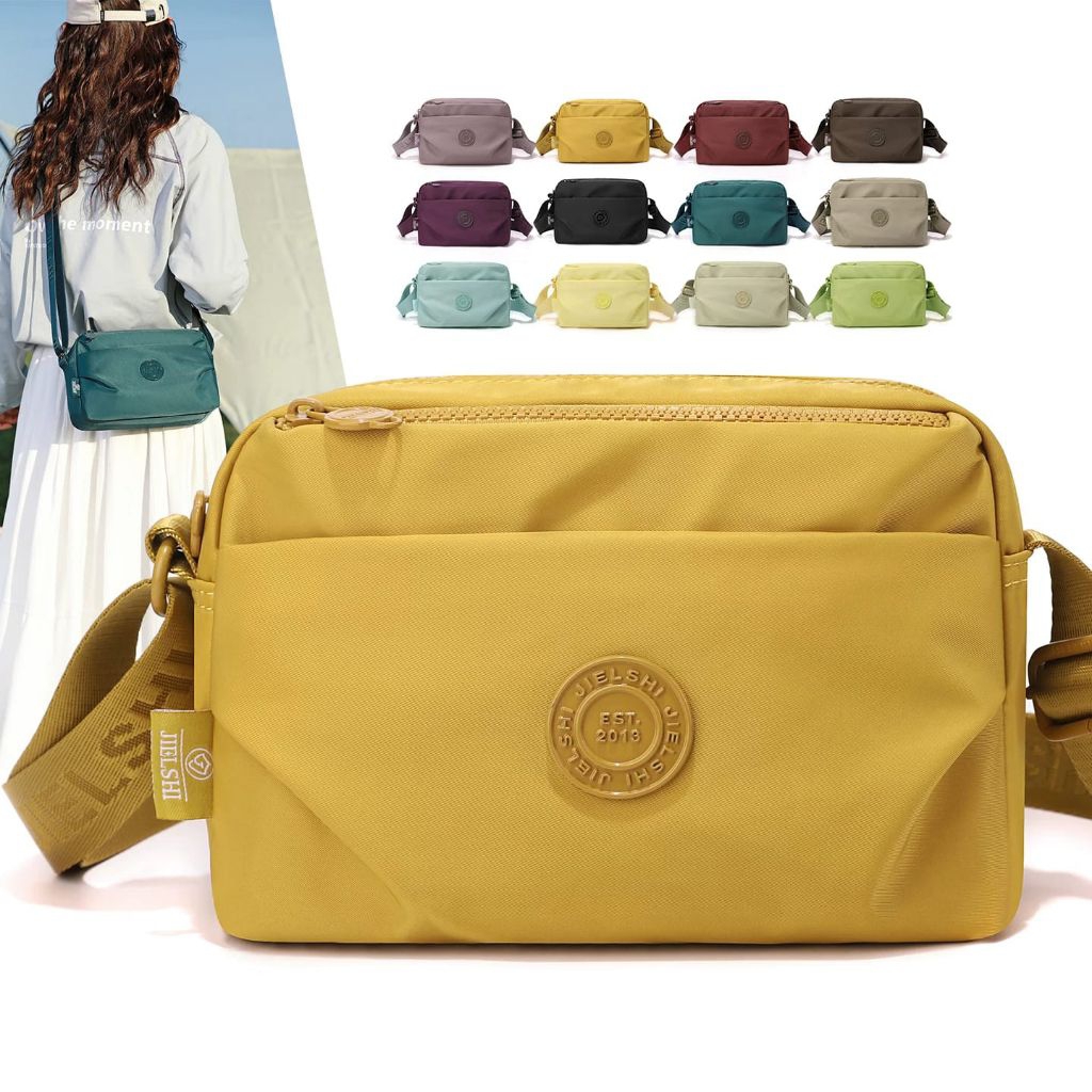 JIELSHI 2636# Tas selempang wanita sling bag cewek bahan parasut Premium