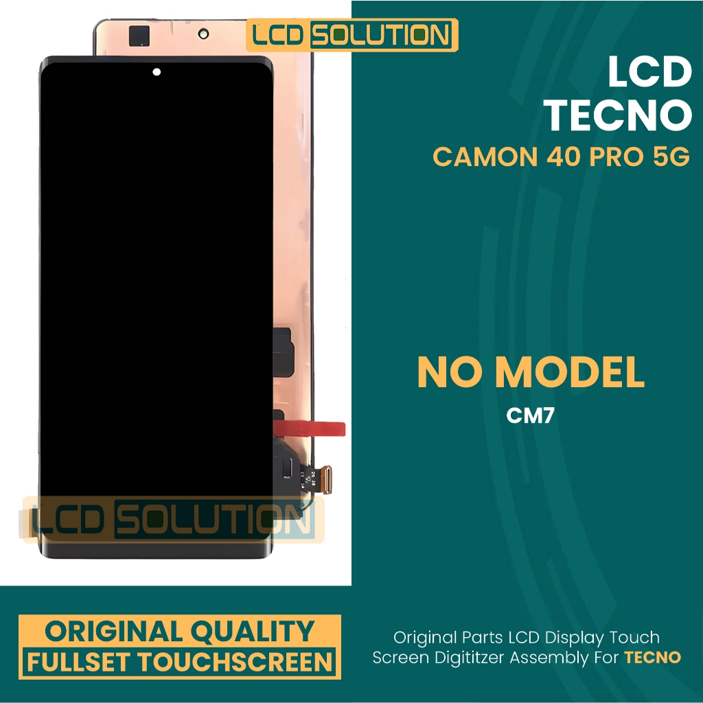 Grosir LCD Tecno Camon 40 Pro 5G - Fullset Touchscreen (ANTI PECAH)