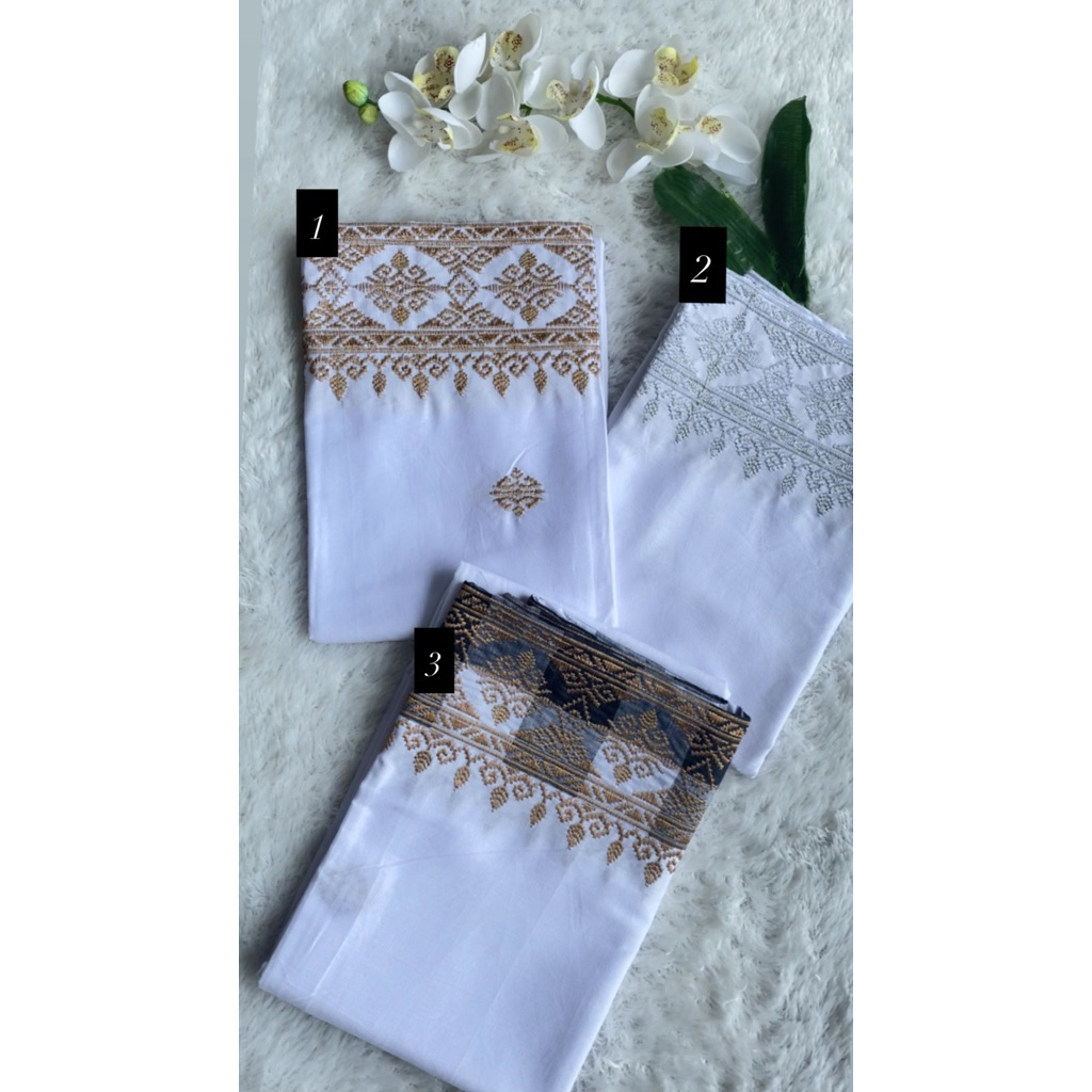 SAPUT PUTIH BORDIR PRIA