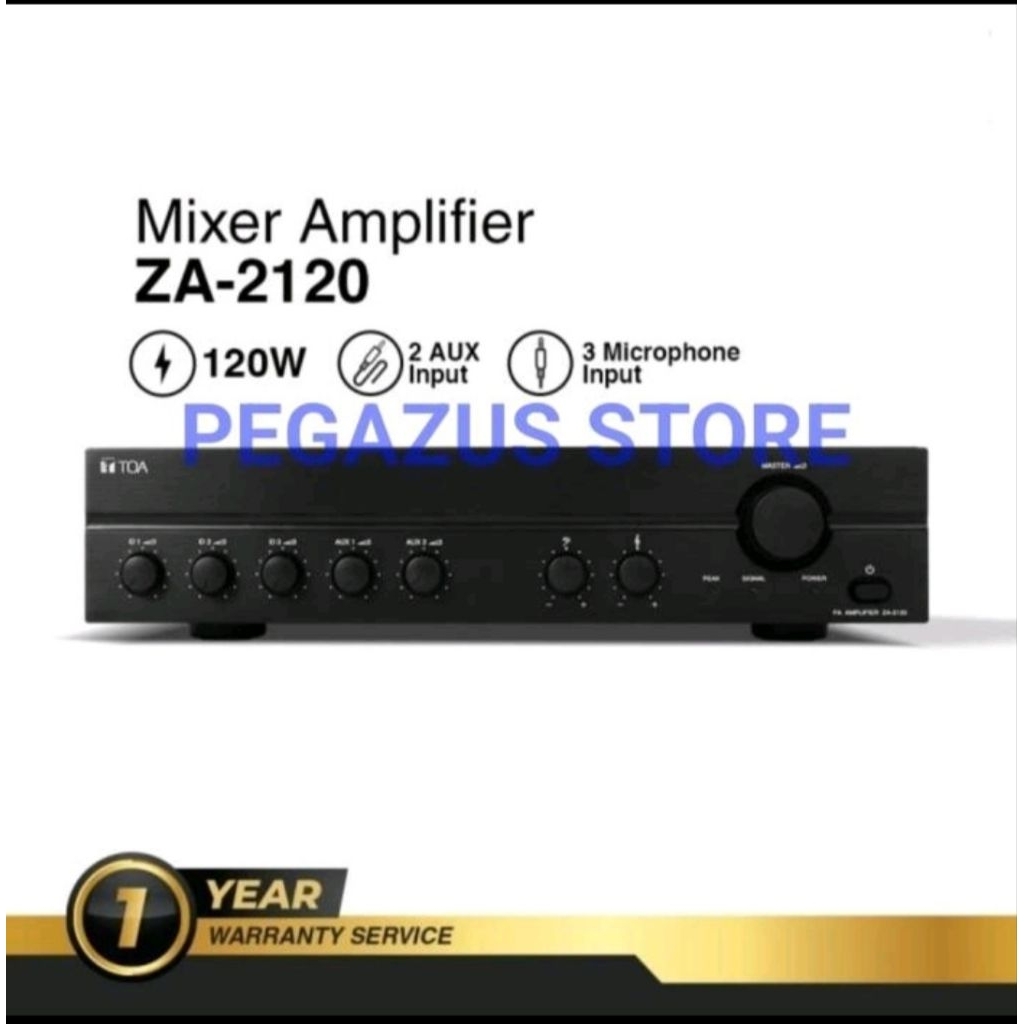 TOA ZA-2120 ZA2120 ZA 2120 Ampli Amplifier 120W Original