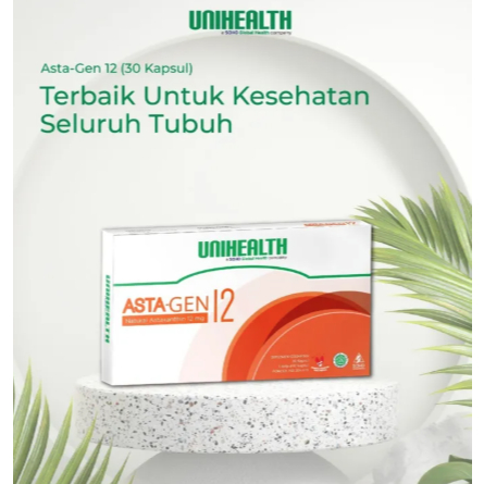Antioksidan untuk Mendukung Kesehatan Jantung & Pembuluh Darah ASTAGEN 12 Unihealth