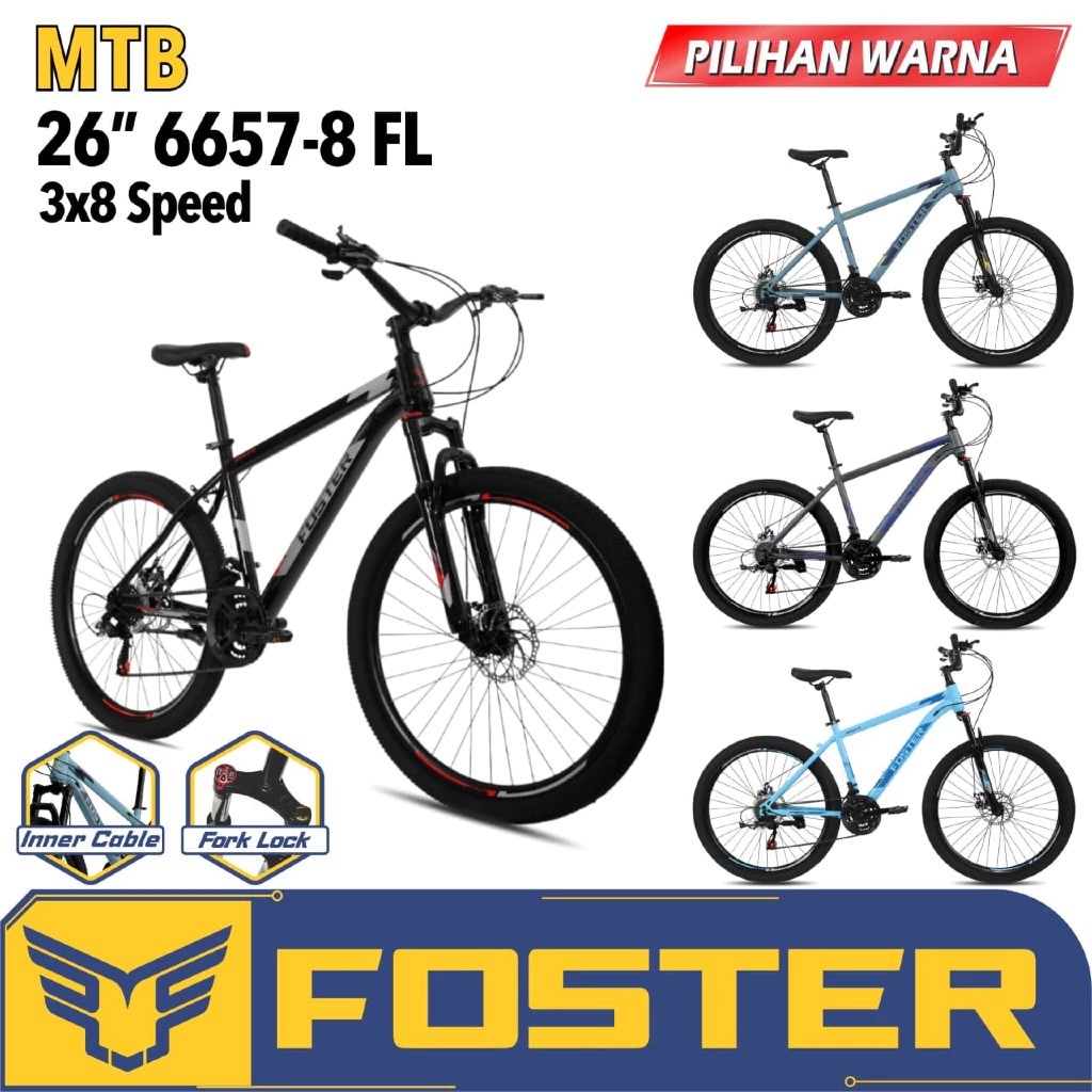 (TERMURAH) MTB 24 26 27.5 fastron 260 DH DT DX atlantis velion foster 5522 5577 mazara 6622 6633 eve
