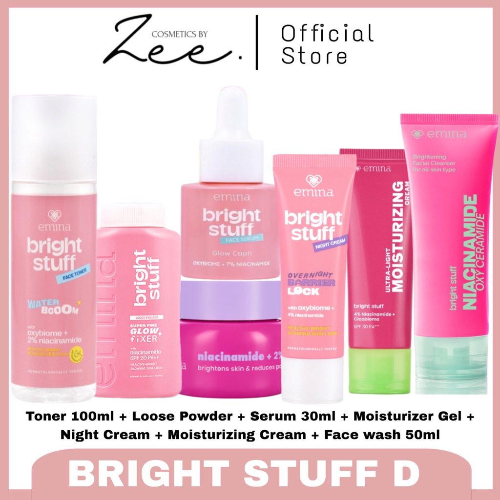 Emina Bright Stuff | Emina Bright Stuff Paket| Paket Skincare Emina
