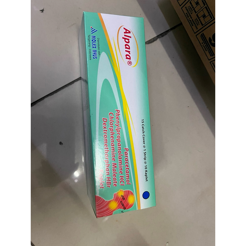 Alpara Kaplet Obat Batuk dan Flu, 1 Strip Isi 10 Kaplet