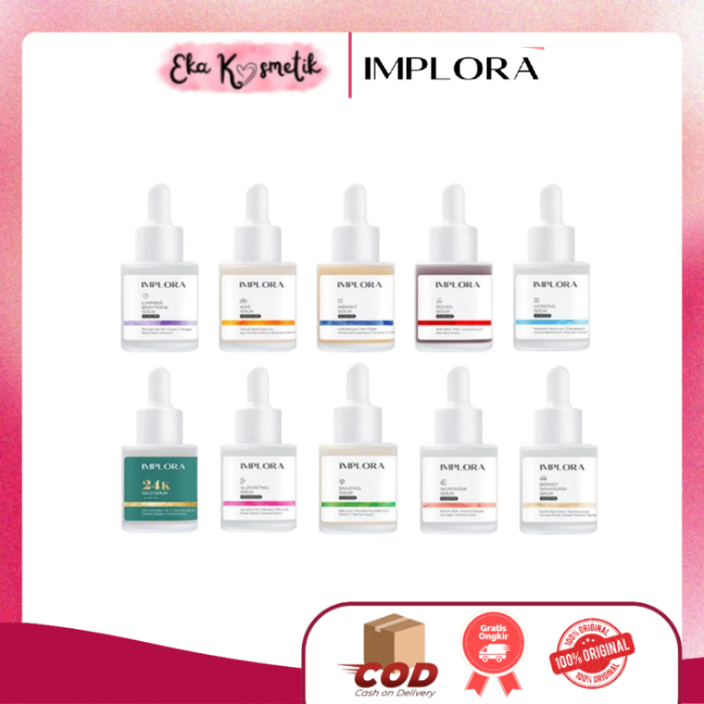 IMPLORA Face Serum 30ml All Variant / EKA KOSMETIK