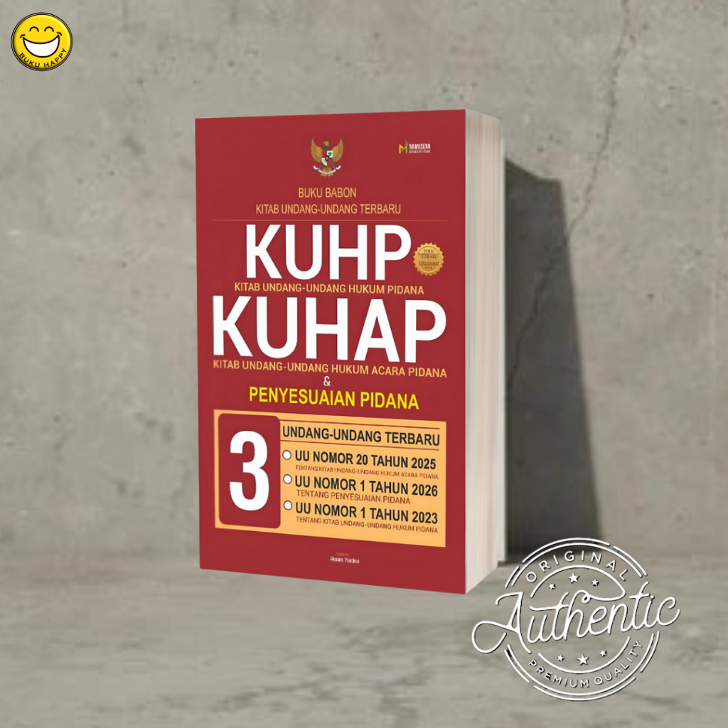 BUKU BABON KUHP KUHAP TERBARU 2025 2026 TERUPDATE / Buku Hukum Ilmu Perundang Undangan : KUHP Dan KU