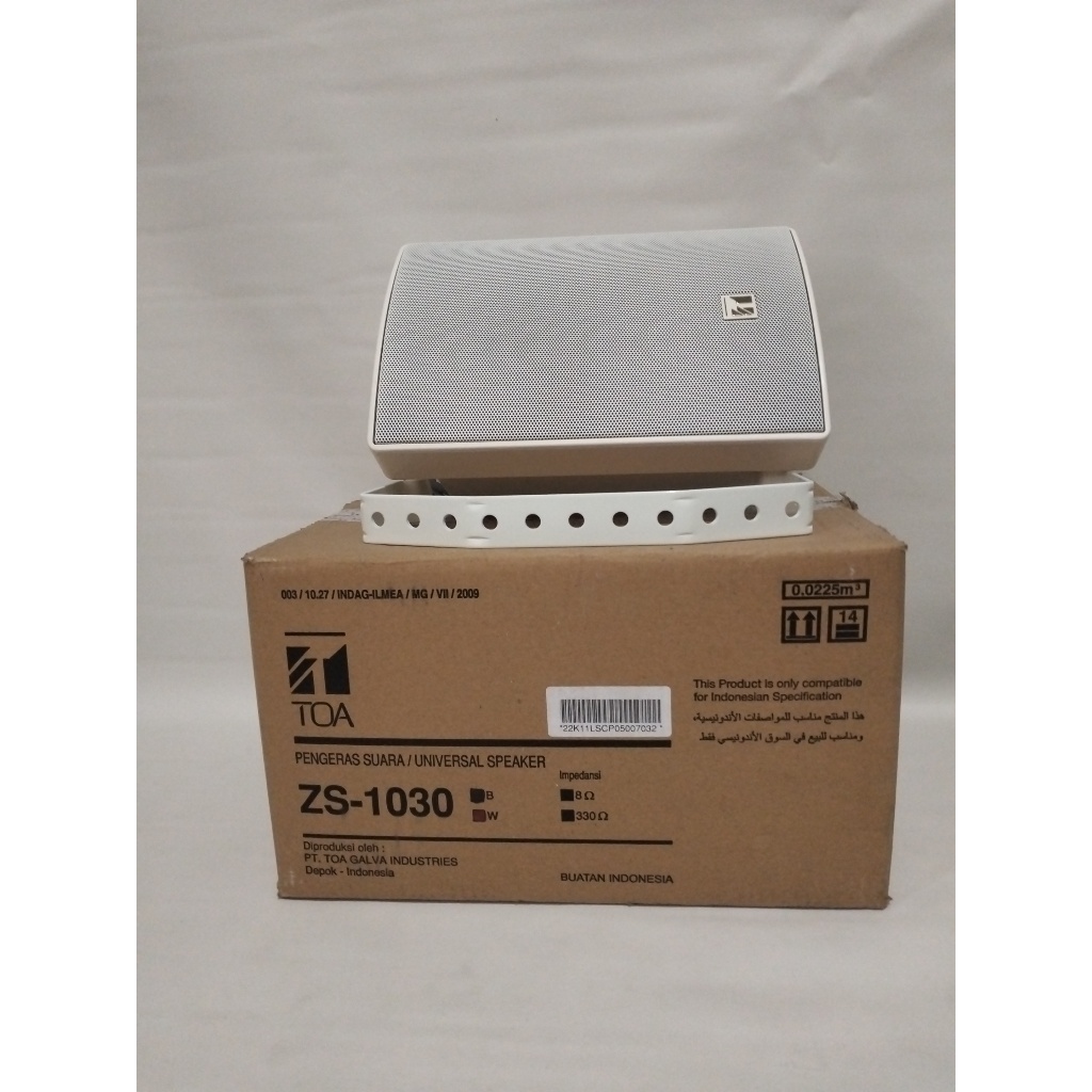 Wall Speaker TOA ZS 1030 TOA ZS-1030 WHITE SPEAKER TOA ZS1030 PUTIH ORIGINAL