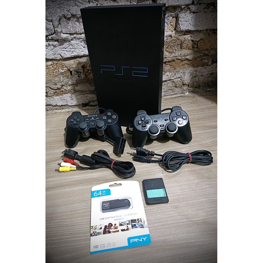 Ps2 fat matrix flashdisk eksternal 64gb (bekas)