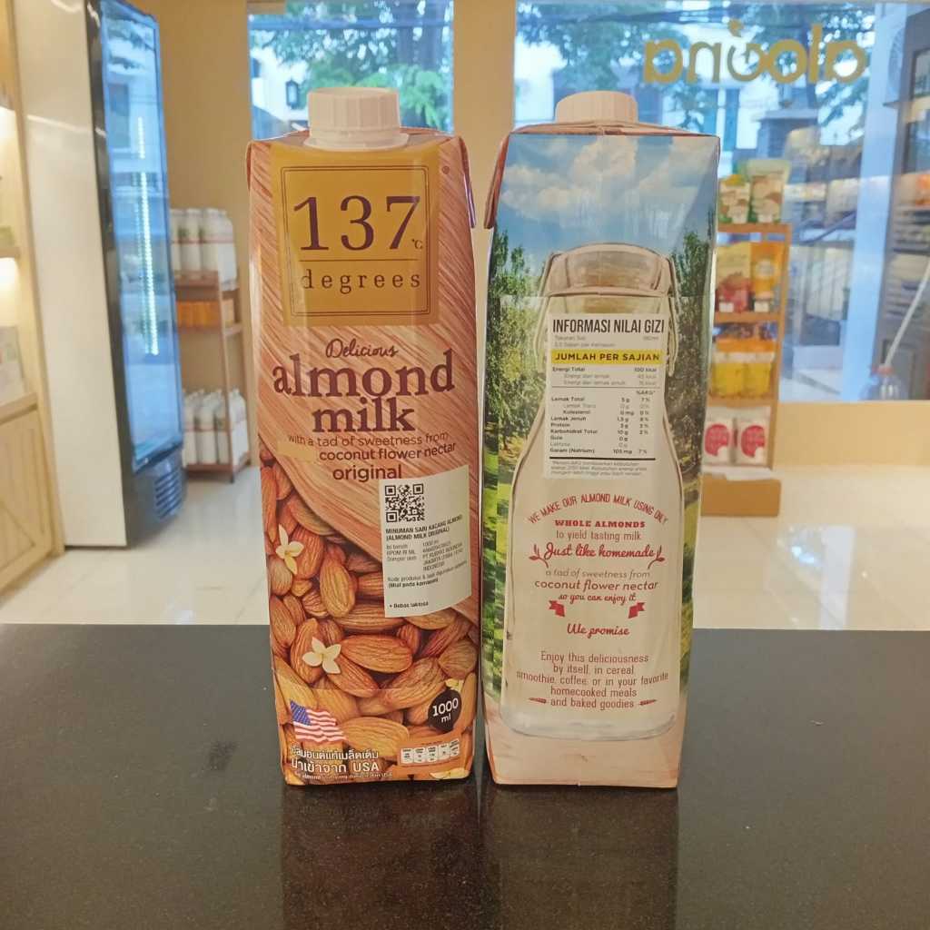 137 Degrees, Almond Milk Original 1L