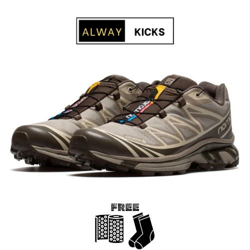 Salomon XT-6 Gore-Tex 'Vintage Khaki Brown'