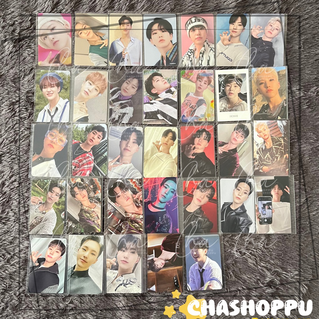 [READY STOCK] PC PHOTOCARD POB BENEFIT HOSHI - HMV WEVERSE WV YHIZIYU UMS LD OSAKA TOKYO - AN ODE FA