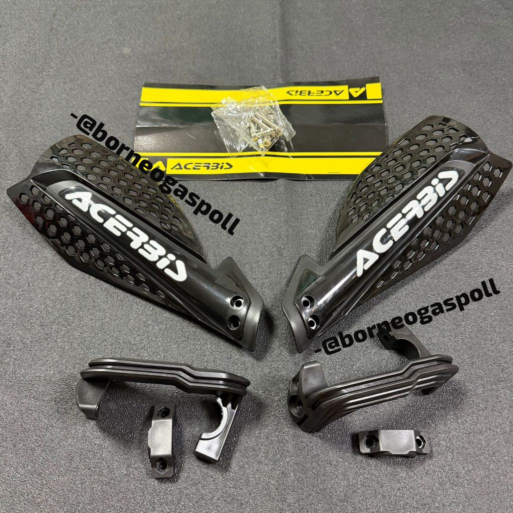HITAM Handguard Trail /Pelindung Tangan / Handguard ACERBIS X Ultimate Universal