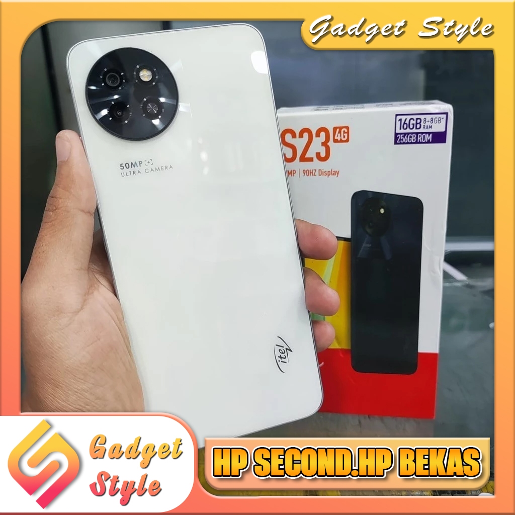 iTel S23 Ram 8/128GB | Ram 8/256GB Second Resmi  Gadget Style Store