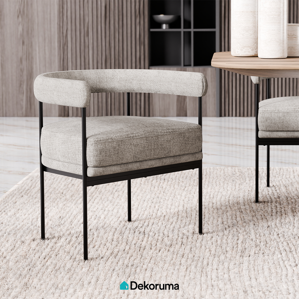 Dekoruma Tenzo MEYER Kursi Makan Tinggi / Kursi Kafe / Dining Chair