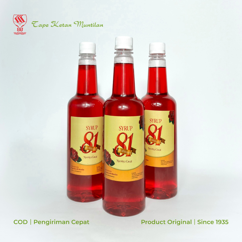 Sirup 81 Nyonya Gwat Frambos 650ML