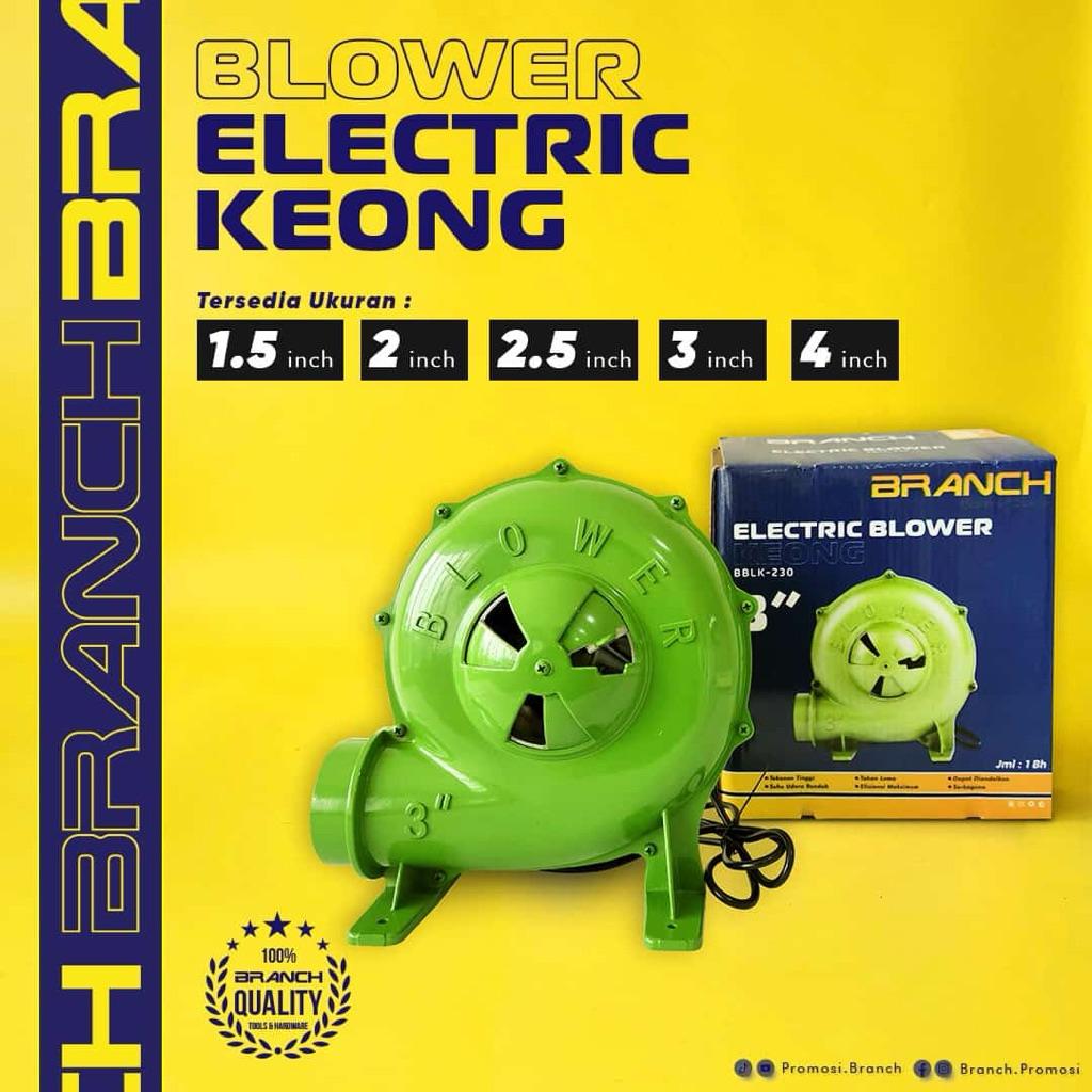 Blower keong 3 inc / elektrik blower keong 3 inc
