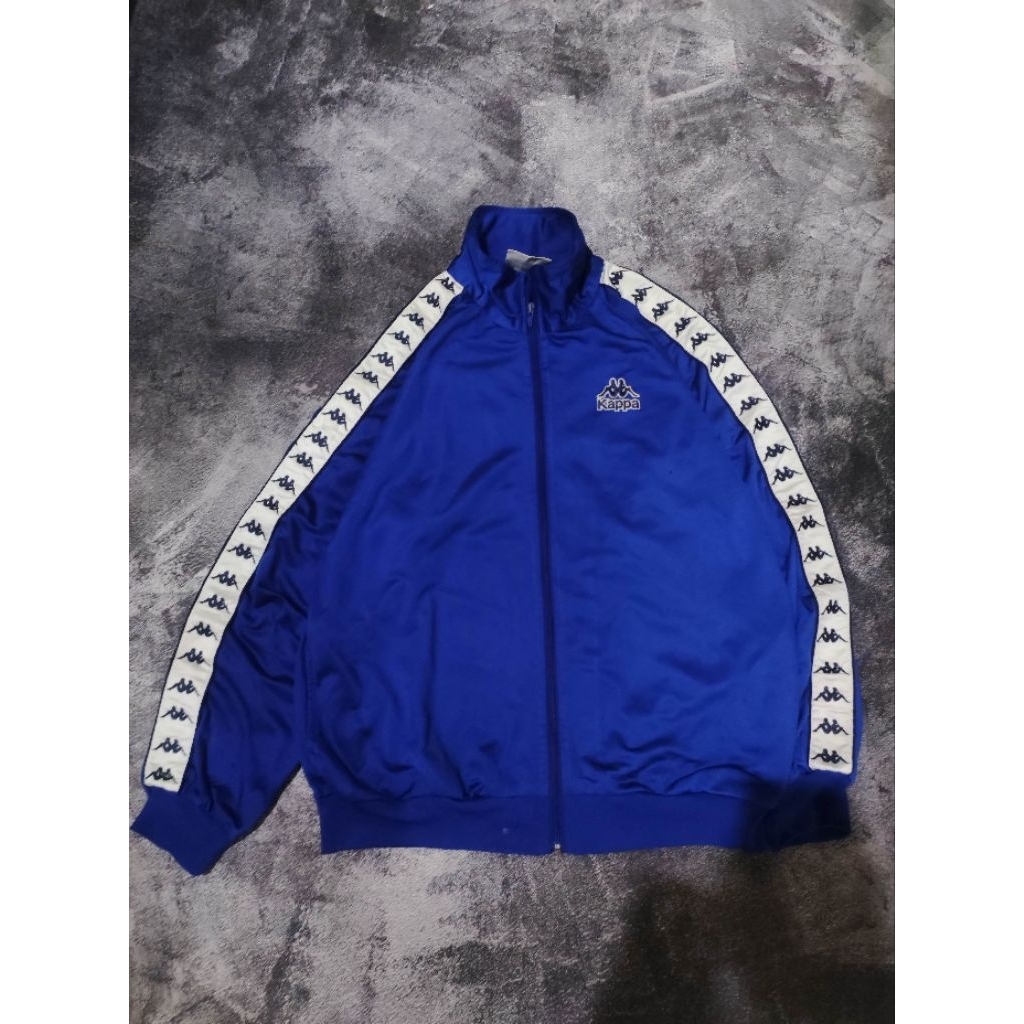 tracktop Kappa taped biru rare vintage