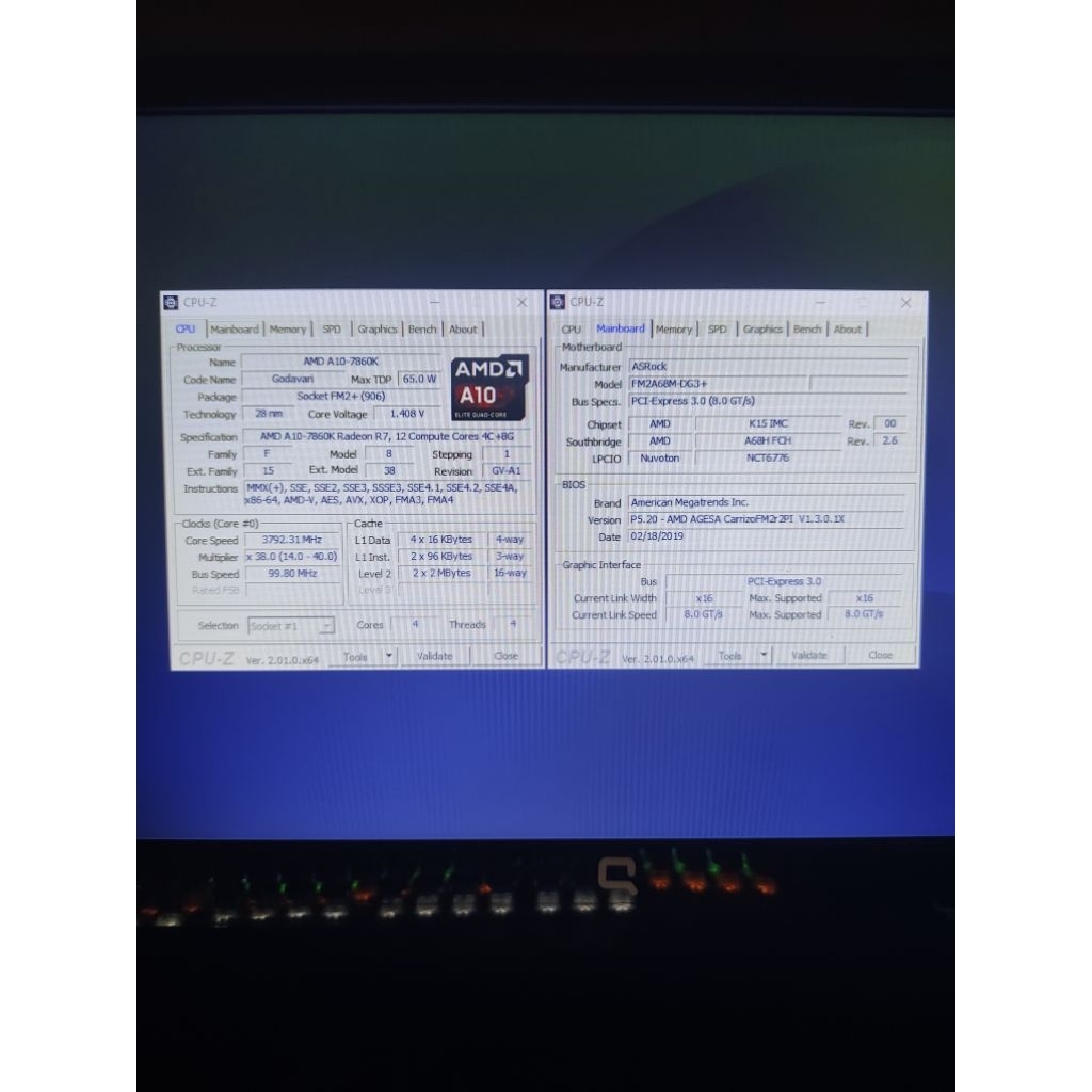MOBO ASROCK + AMD A10 7860K + FAN