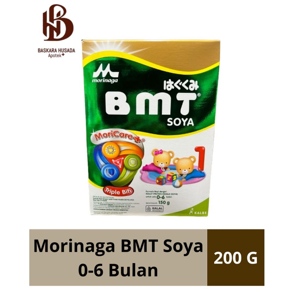 Susu Formula Bayi BMT Soya 150gr untuk 0-6 Bulan dengan Isolat Protein Kedelai
