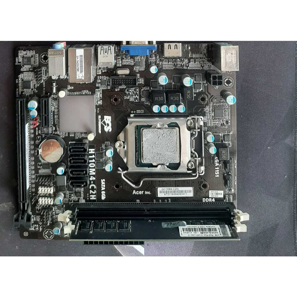 Mainboard H110 LGA 1151 Second Gigabyte Asrock Normal - Mobo H110 LGA 1151 ddr4 Gigabyte - Asrock
