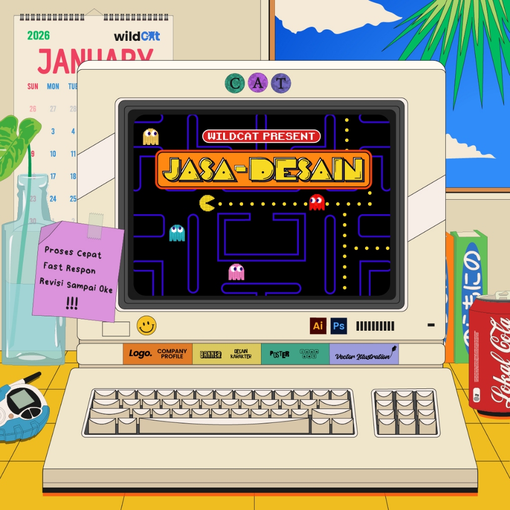 Jasa Desain Grafis Bebas Request & Revisi, Bisa Joki Tugas, LOGO, VECTOR ILLUSTRASI, POSTER, EDIT PH