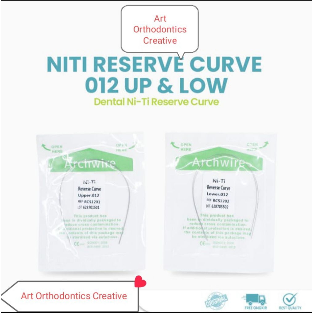WIRE NITI .012 REVERSE CURVE OF SPEE (RCS)