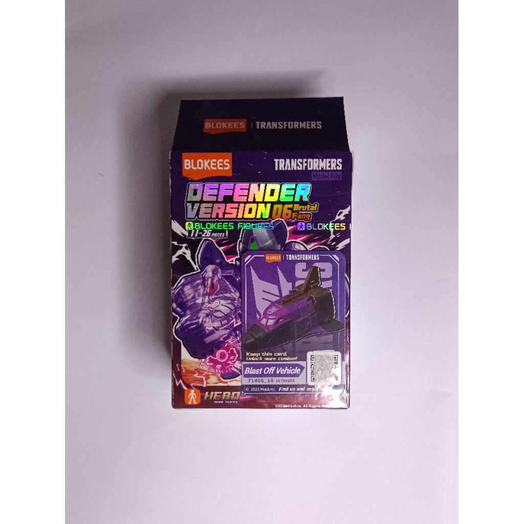 Blokeess Transformers Galaxy Defender Version 06 - Blast Off Vehicle OFC Belum Scan