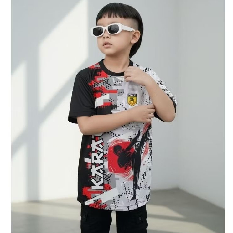 Jersey karate anak baju karate fullprinting anak