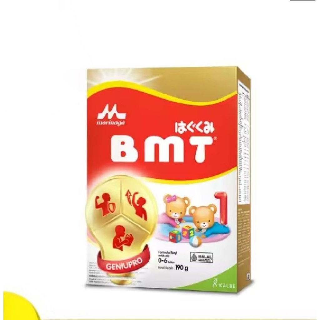 Bmt Gold/Bmt Morinaga 190g Susu Formula Untuk Bayi 0-6 Bulan