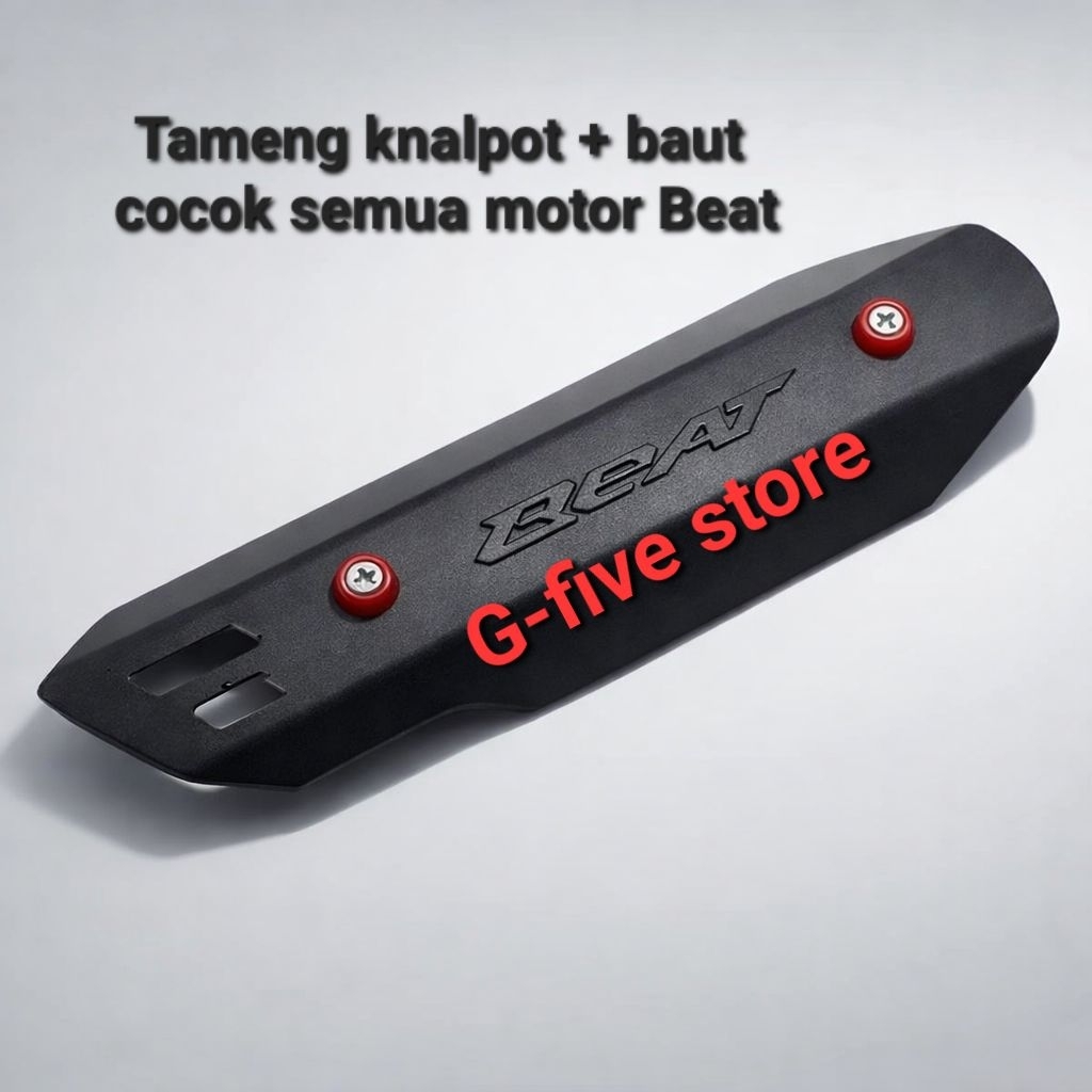 Tutup Knalpot Honda Beat + Baut | Cover Knalpot Beat FI ESP Street | Cocok Semua Beat