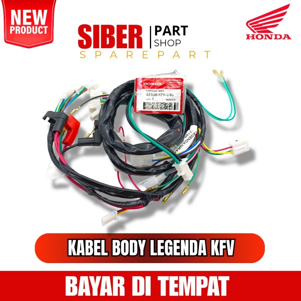 KABEL BODY LEGENDA KFV / kabel body legenda origina harnes Grand Astrea Asli