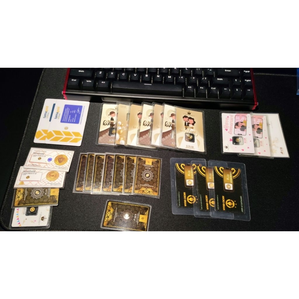 LM emas mini gold tama gold hartadinata micro gram 100% asli