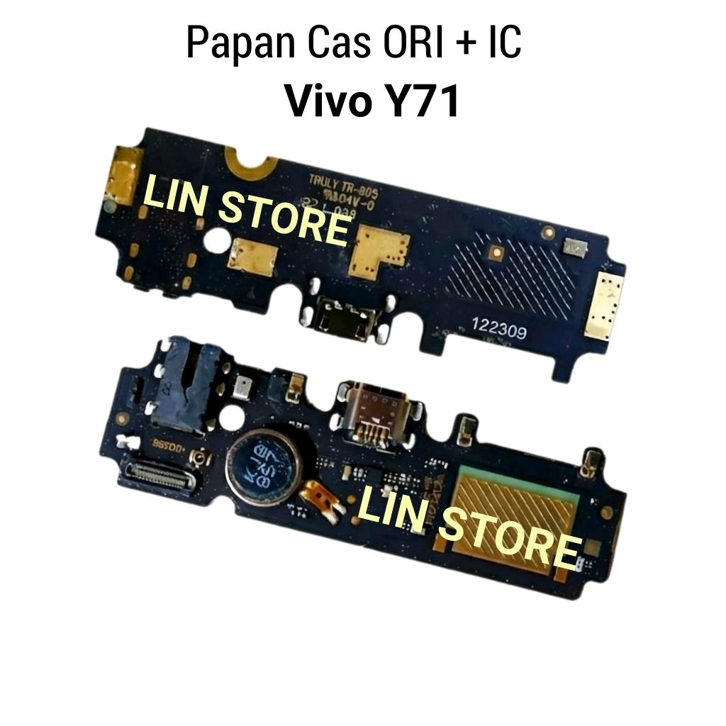 Konektor charger Vivo Y71 Ori + Ic Papan Cas Flexible Konektor charger Vivo Y71 / Vivo Y71