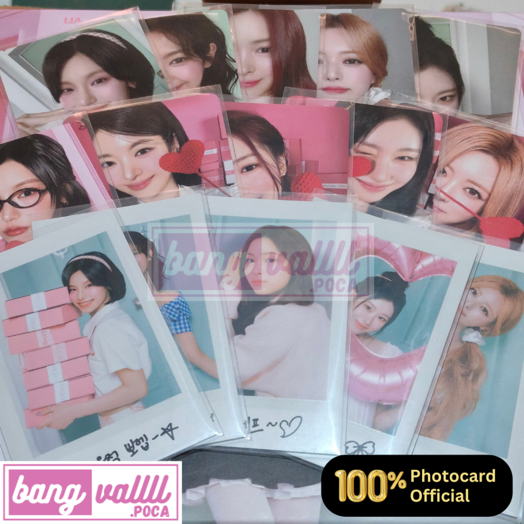 PHOTOCARD PC ITZY SEASONS GREETINGS 2026 & FANMEET 4TH GEN YEJI LIA RYUJIN CHAERYEONG YUNA OFFICIAL