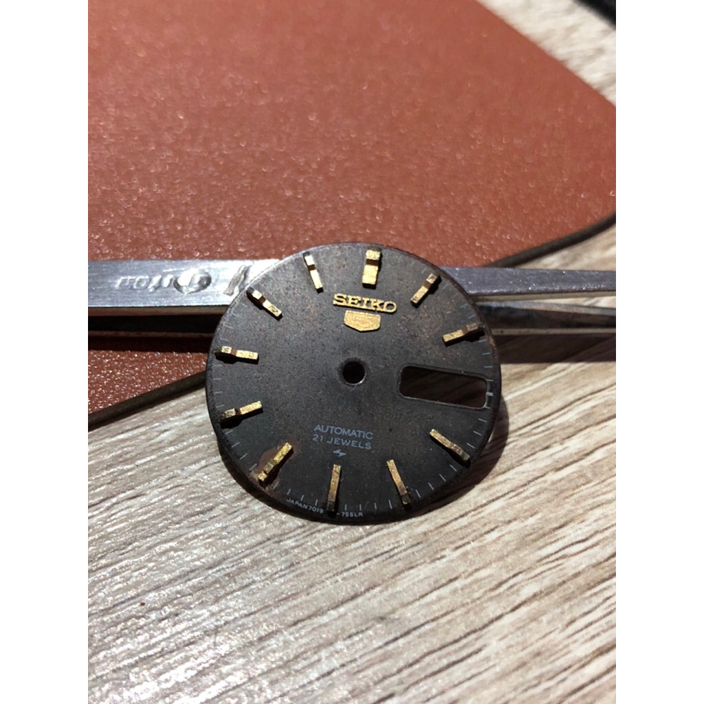 dial jam seiko 5 original klasik siap pakai warna hitam
